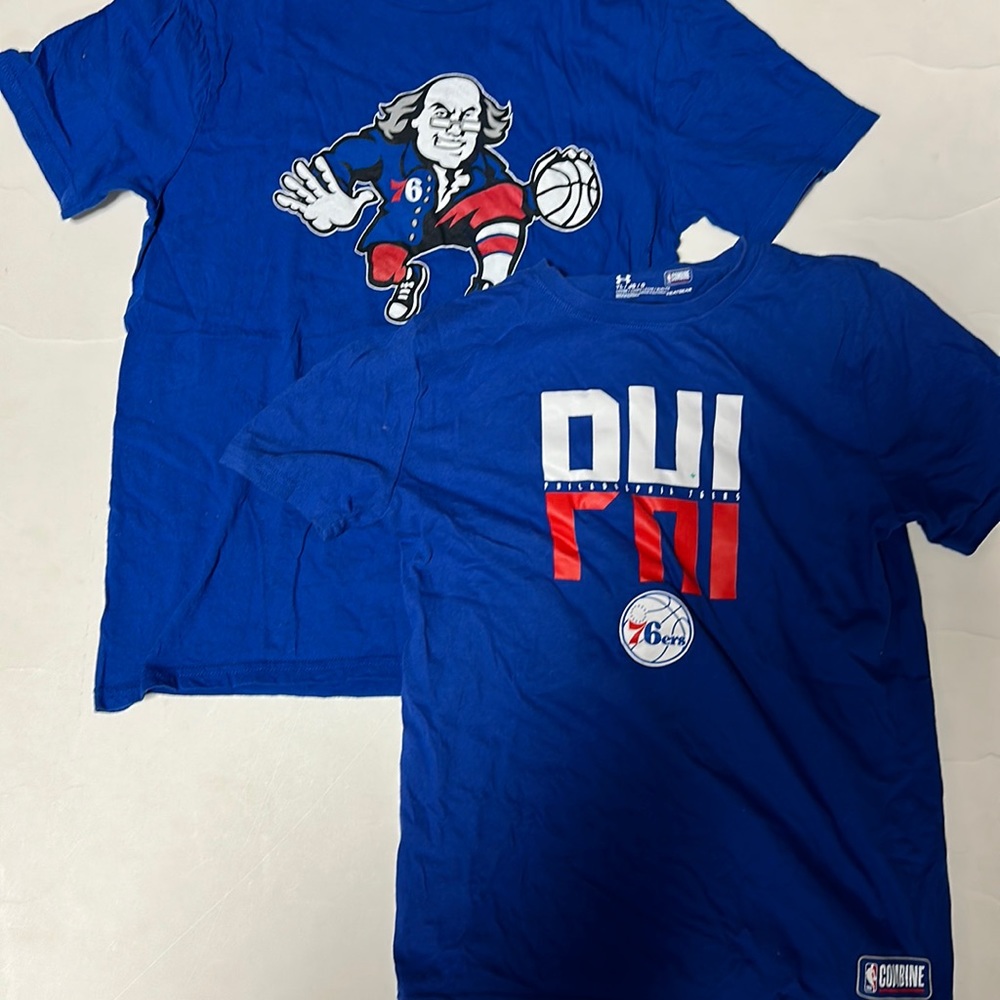 76ers youth large bundle T-shirt’s